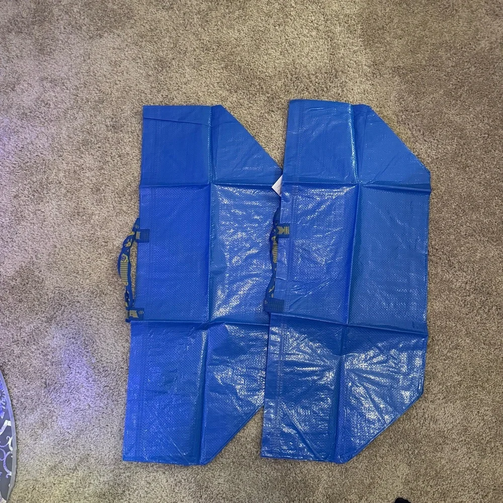 Two Large IKEA reusable bags